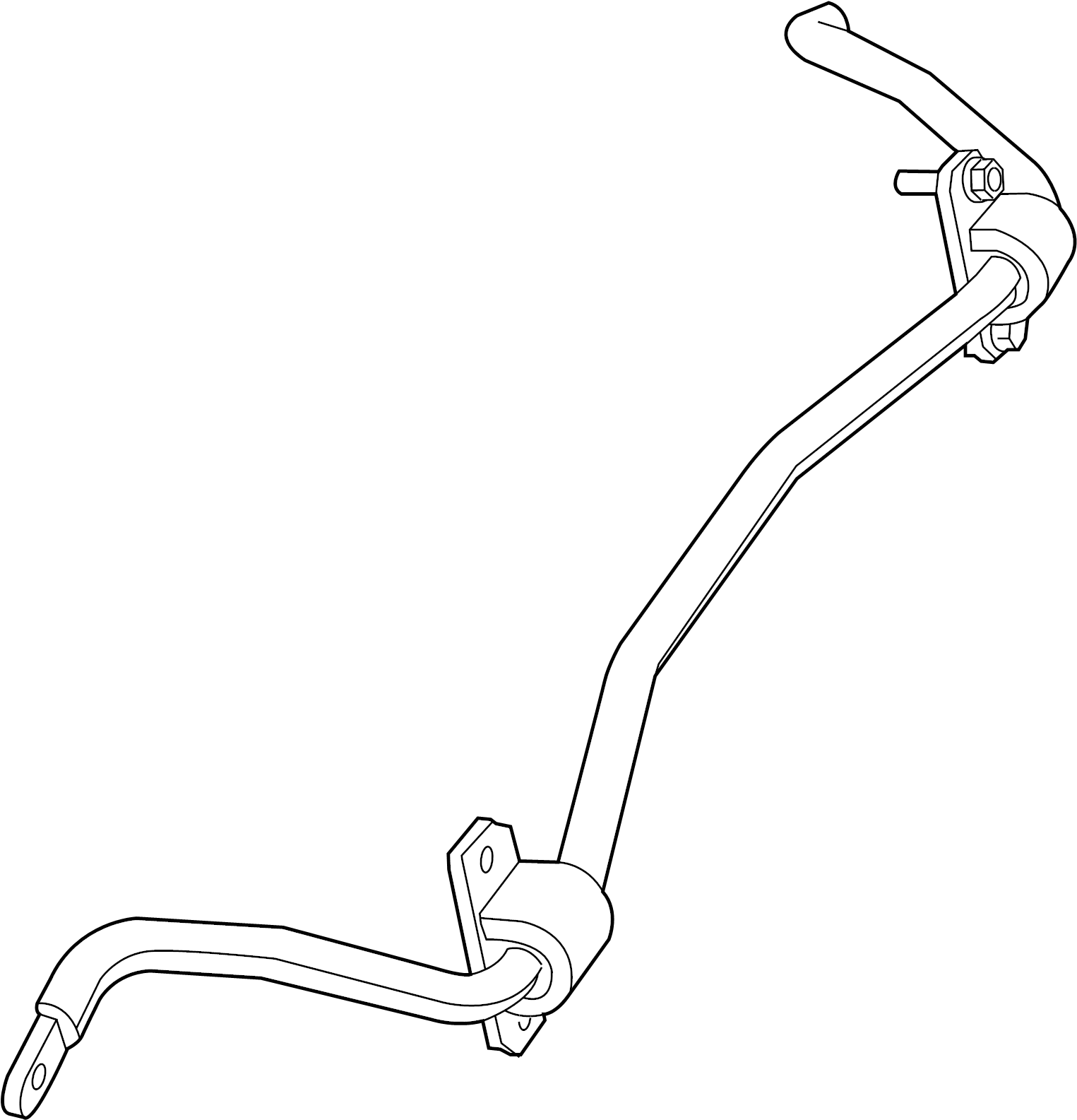 View 68253185AA Suspension Stabilizer Bar (Rear) Full-Sized Product Image