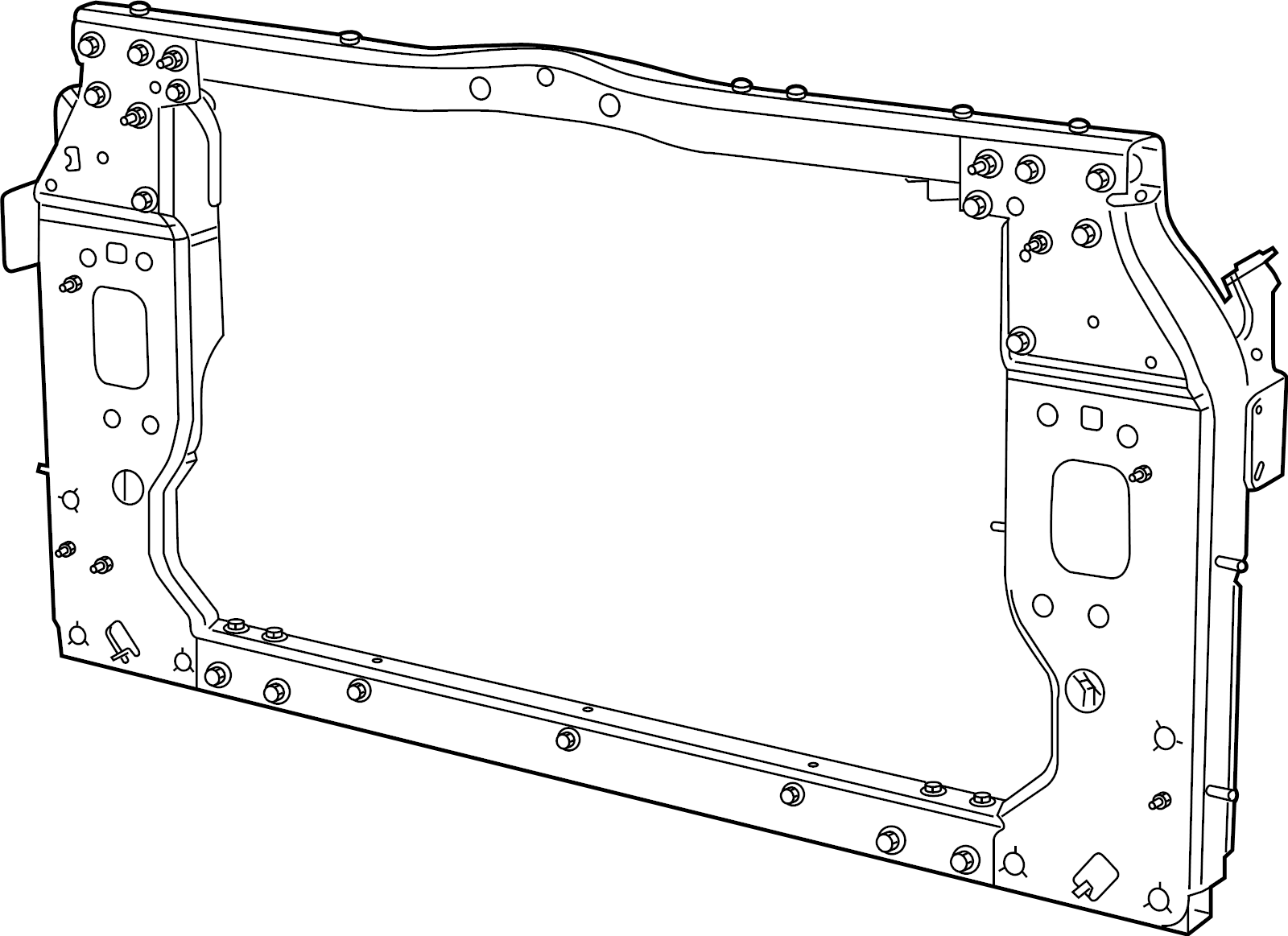 View 68411365AB Radiator Support Panel (Lower) Full-Sized Product Image