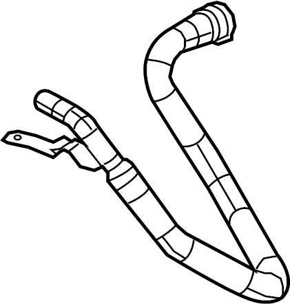 View 52014627AB HVAC Heater Hose Full-Sized Product Image
