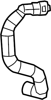 View 68199254AB HVAC Heater Hose Full-Sized Product Image