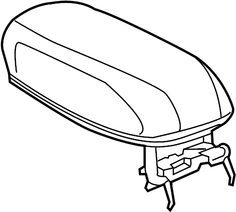 View 1WZ791X9AD Console Armrest Full-Sized Product Image