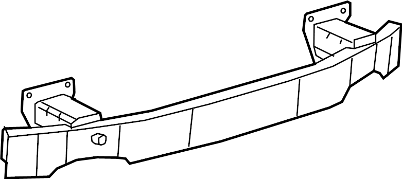 View 68096078AB Bumper Impact Bar (Rear) Full-Sized Product Image
