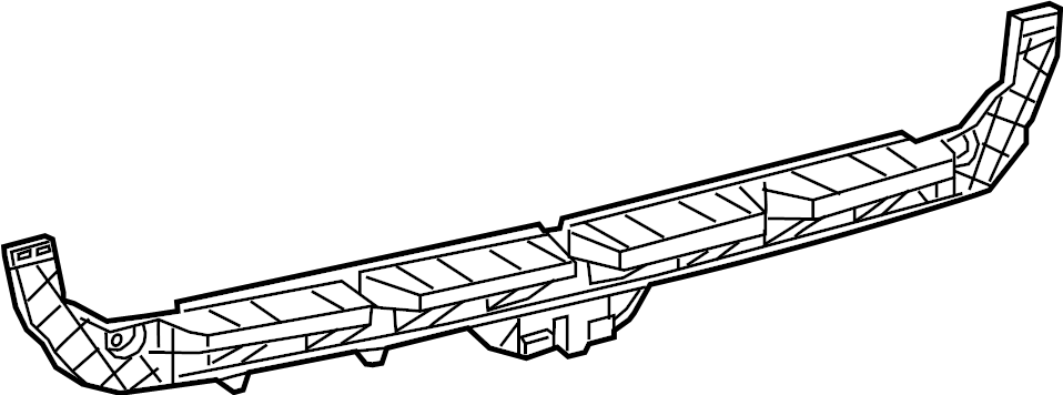 View 68287855AA Bumper Cover Bracket (Rear) Full-Sized Product Image