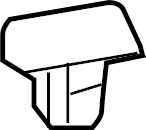 View 6509135AA Fender. Clip. Pin.  Full-Sized Product Image