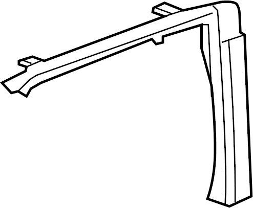 View 992871032 Convertible Top Frame Guide Full-Sized Product Image
