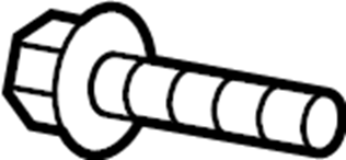 View 6102240AA Bolt. Tensioner. Transmission. (Upper) Full-Sized Product Image