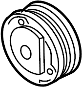 View 8-97210-454-2 CLUTCH, A/C MAGNET Full-Sized Product Image