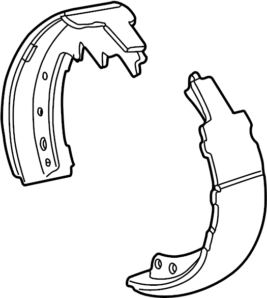 View 0449522090 Drum Brake Shoe Full-Sized Product Image