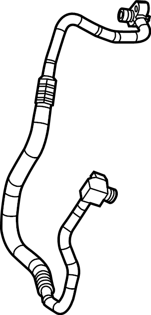 View 68522213AA A/C Refrigerant Discharge Hose Full-Sized Product Image