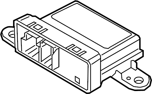 View 68439611AA Parking Aid Control Module Full-Sized Product Image