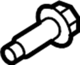 View W500725S439 Bolt. Reinforcement. (Rear, Lower) Full-Sized Product Image