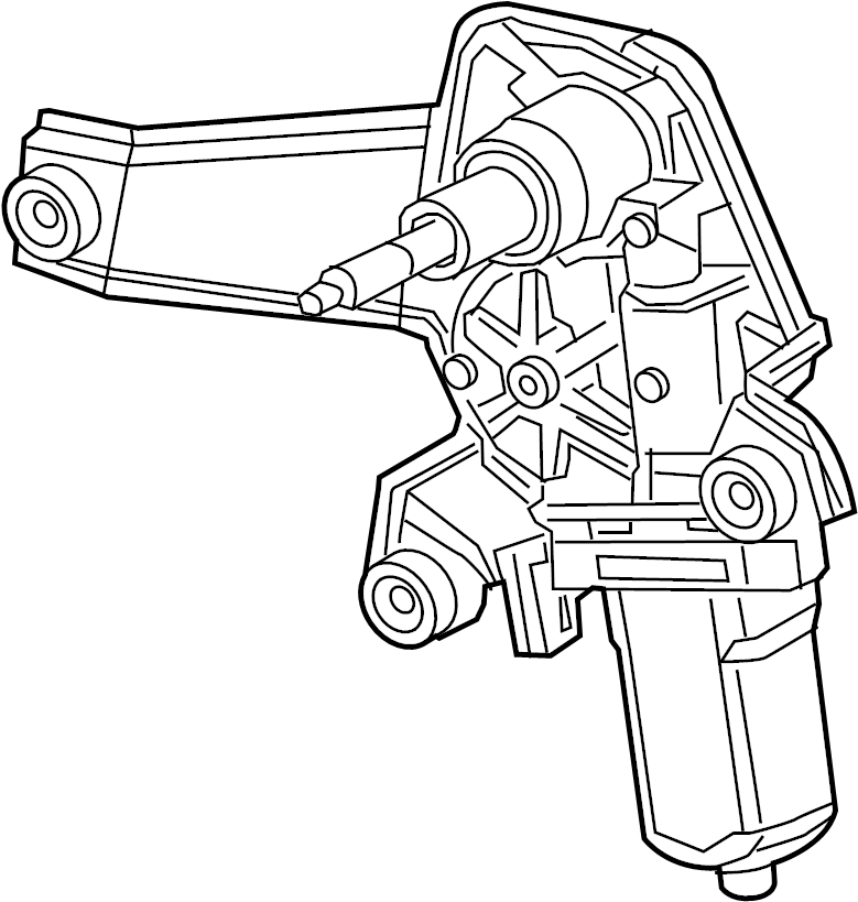 View FB0267450A Back Glass Wiper Motor Full-Sized Product Image