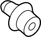 View 68383597AA Clip. Deflector. Spoiler. Spring. Stone. (Lower) Full-Sized Product Image