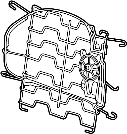View 68284376AA Seat. Frame. (Front) Full-Sized Product Image