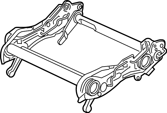 View 68449820AA Seat. Frame. Adjuster. (Front) Full-Sized Product Image
