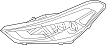 Image of Headlight Assembly (Left) image for your 2019 Hyundai Elantra GT   