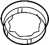 View Headlight Bulb Cap (Rear, Lower) Full-Sized Product Image 1 of 2