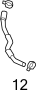 Image of Hose. Clamp. Reservoir. (Upper, Lower). A part which fits around. image for your 2023 Hyundai Tucson  Limited Sport Utility 
