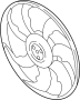 252313Z000 Engine Cooling Fan Blade