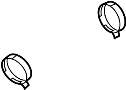 Image of Clamp. Hose. (Upper, Lower). Engine Air Intake. image for your Hyundai