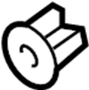 Image of Screw. Molding. Mud. (Front). Fender Liner Screw. Mud. image for your Hyundai