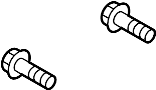 Image of Bolt. Bracket. Alternator. Mount. Adjust. (Upper, Lower). Alternator Adjusting. image for your 2022 Genesis G80  Advanced Sedan 