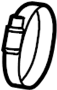 Image of Engine Air Duct Clamp image for your Hyundai