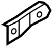 Image of Catalytic Converter Bracket (Upper) image for your 2012 Hyundai Tucson   