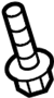 View Bolt. Turbocharger. Bracket. (Upper, Lower) Full-Sized Product Image