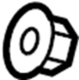 View Nut. Pipe. Muffler. Converter. Exhaust. (Front, Rear) Full-Sized Product Image