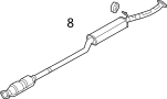 View Exhaust System Hanger (Front, Rear) Full-Sized Product Image