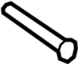 Image of Steering Tie Rod End Cotter Pin image for your 2011 Hyundai Sonata   