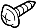 View Screw. Panel. Trim. Instrument. Door. (Front) Full-Sized Product Image