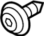 View Screw. Panel. Trim. Instrument. Door. (Front) Full-Sized Product Image