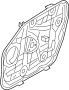 Image of Regulator. Panel. (Right, Front). A mechanical assembly. image for your 2013 Hyundai Accent   