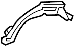 Image of Door Latch Bracket (Rear) image for your 2021 Hyundai Venue   