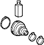 Image of CV Joint Boot Kit (Front, Rear) image for your Hyundai