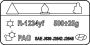 97699F2100 A/C System Information Label