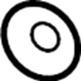View Nut. Retainer. Emblem. Grille. (Upper) Full-Sized Product Image
