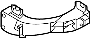 Image of Headlight Mounting Panel (Left) image for your 2021 Hyundai Elantra  N Line Sedan 
