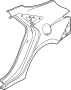 Image of Quarter Panel (Left) image for your 2022 Hyundai Elantra   