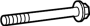 Image of Bolt. Shock. Suspension. Absorber. (Lower). Bolt that secures. image for your 2022 Hyundai Elantra  Limited Sedan 