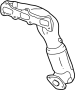 Image of Catalytic Converter with Integrated Exhaust Manifold (Left) image for your 2012 Hyundai Tucson 2.0L M/T FWD GL Sport Utility 