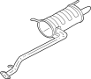 View Exhaust Muffler Full-Sized Product Image 1 of 3
