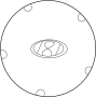 Image of Wheel Cap image for your 2024 Hyundai Ioniq 6   