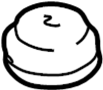 Image of Bushing. Shock. Suspension. Absorber. Mount. (Front, Upper). Suspension Shock. image for your Hyundai