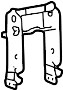 Image of Instrument Panel Mounting Bracket image for your 2003 Hyundai Santa Fe   