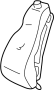 Image of Seat Back Cushion (Left, Rear) image for your 2013 Hyundai Elantra Coupe   