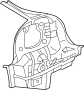 Image of Tail Light Pocket (Left) image for your 2012 Hyundai Veloster  Base Hatchback 