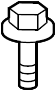 Image of Bolt. Headlight. (Front, Upper). A threaded rod with a. image for your 2013 Hyundai Elantra  GLS Sedan 